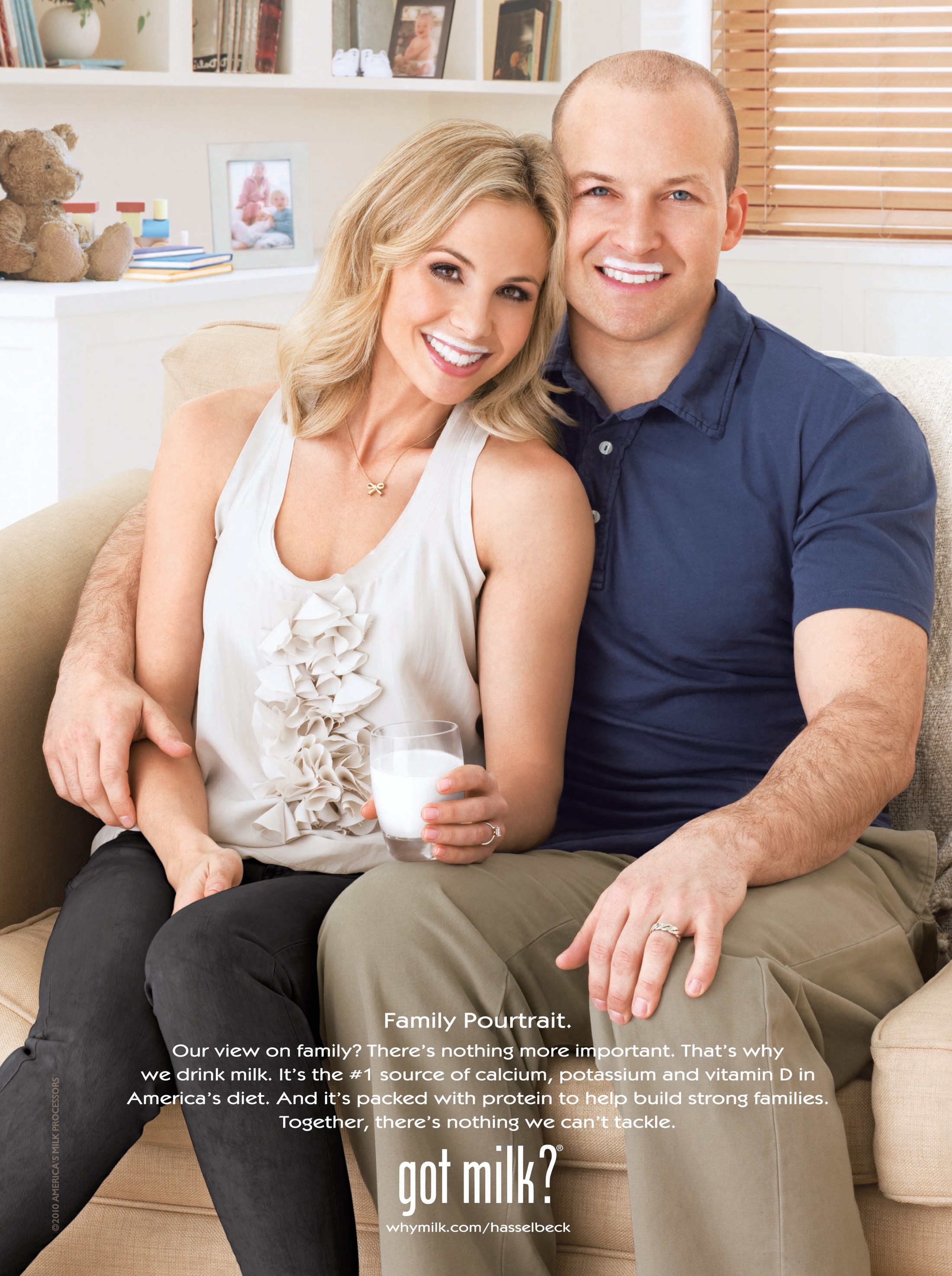 Tim & Elisabeth Hasselbeck family — seller scan