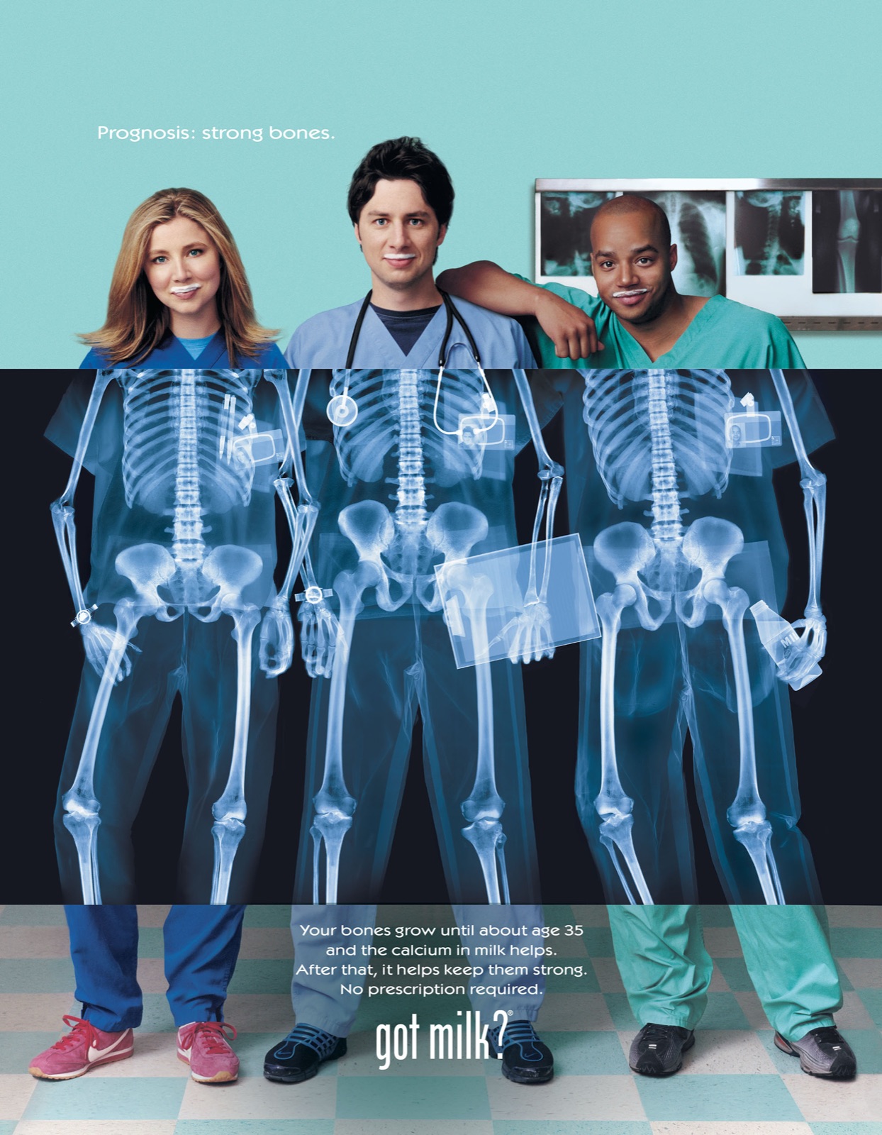 Scrubs cast — got milk? standard — original period print