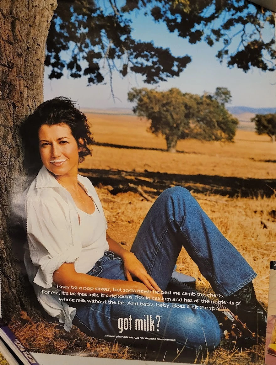 Authentic 1997 got milk? large-format poster - no contact line visible