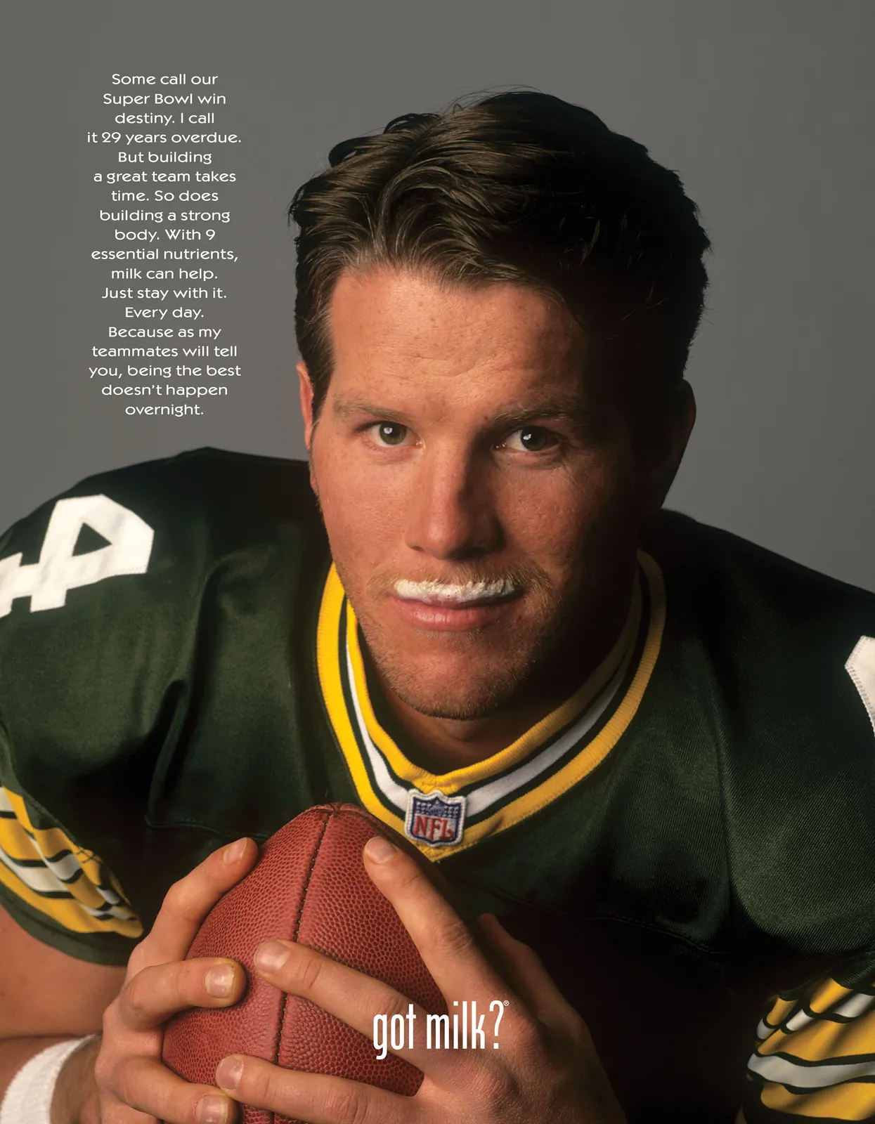 Brett Favre - winner — later “got milk?” reissue