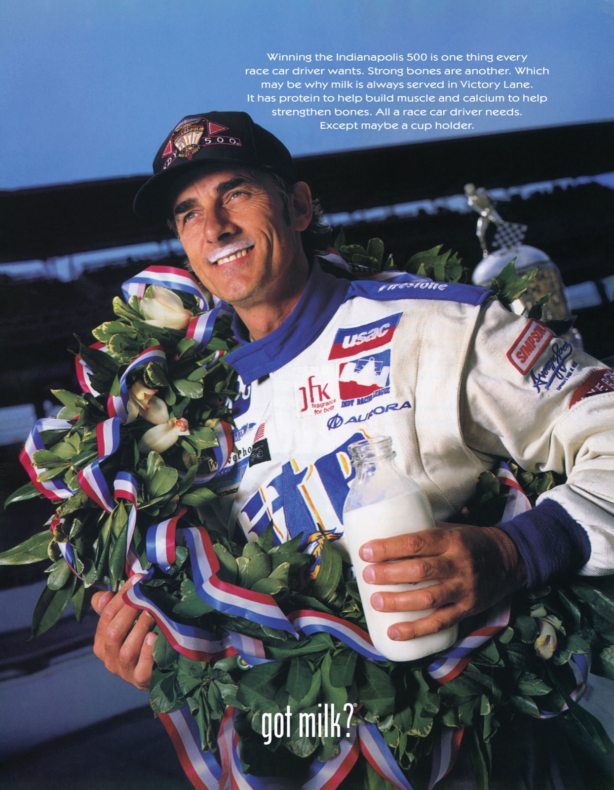 Arie Luyendyk — later “got milk?” reissue