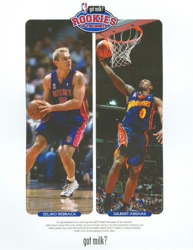 2002 Rookie of the Month - Rebraca & Arenas