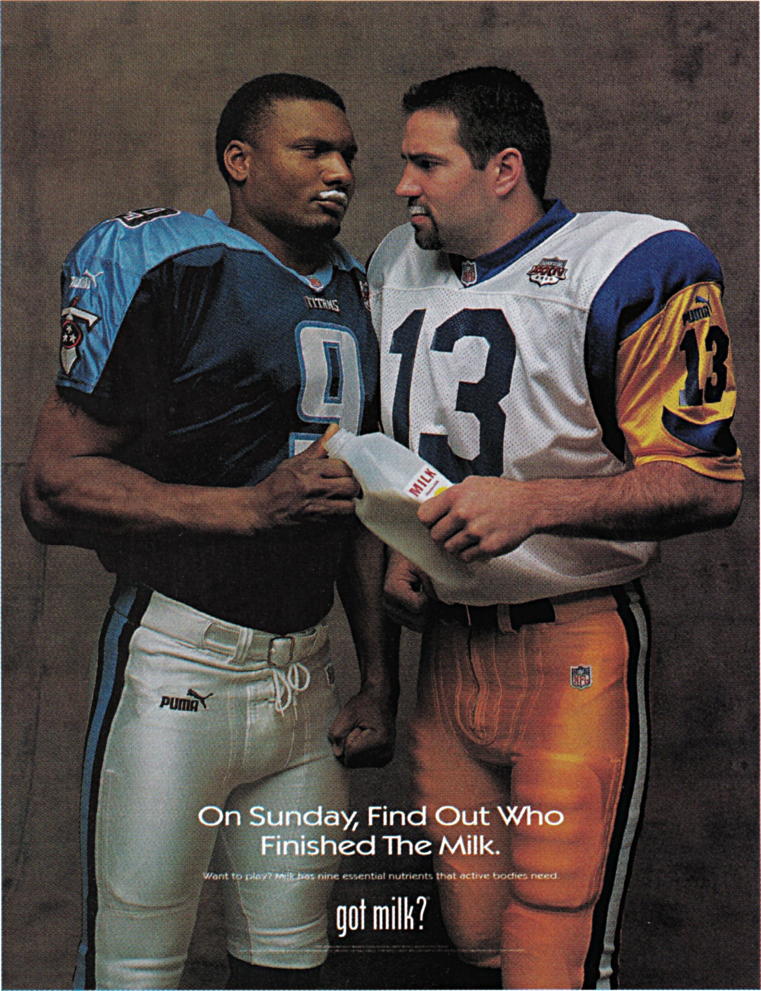 Steve McNair / Kurt Warner — from Milk Mustache Mania