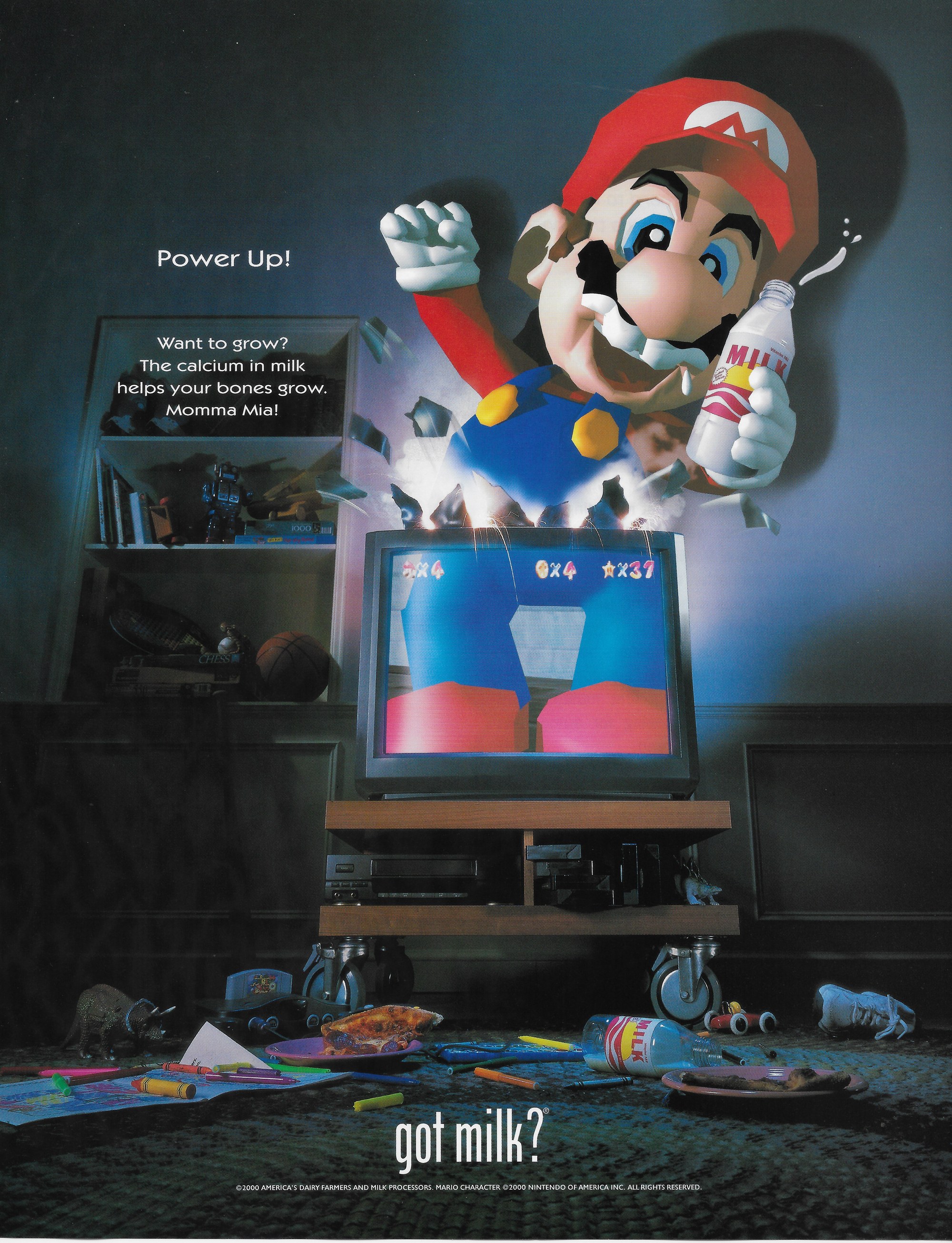 Mario — “Power Up!” layout