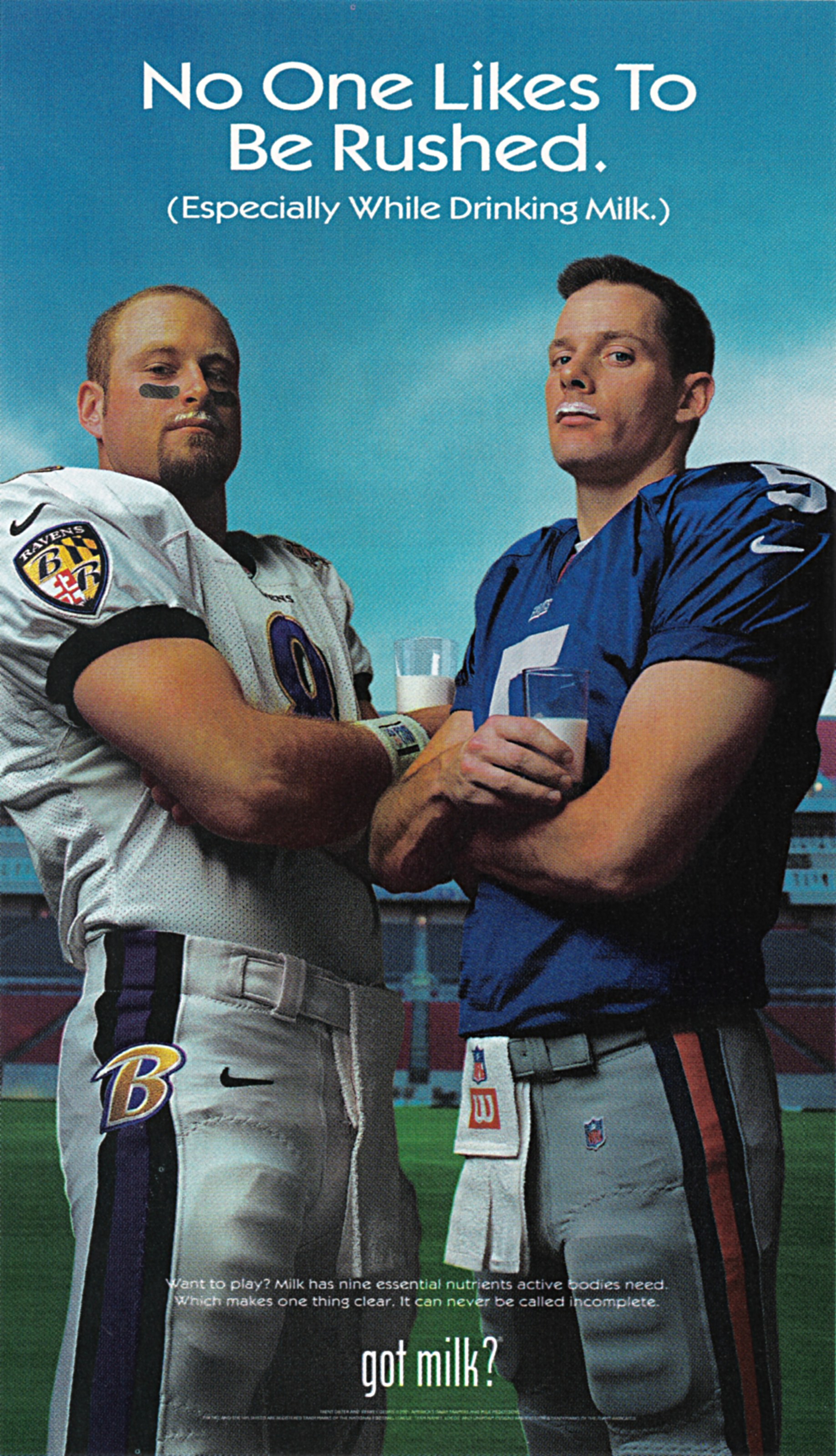 Trent Dilfer / Kerry Collins — tall layout, from Milk Mustache Mania