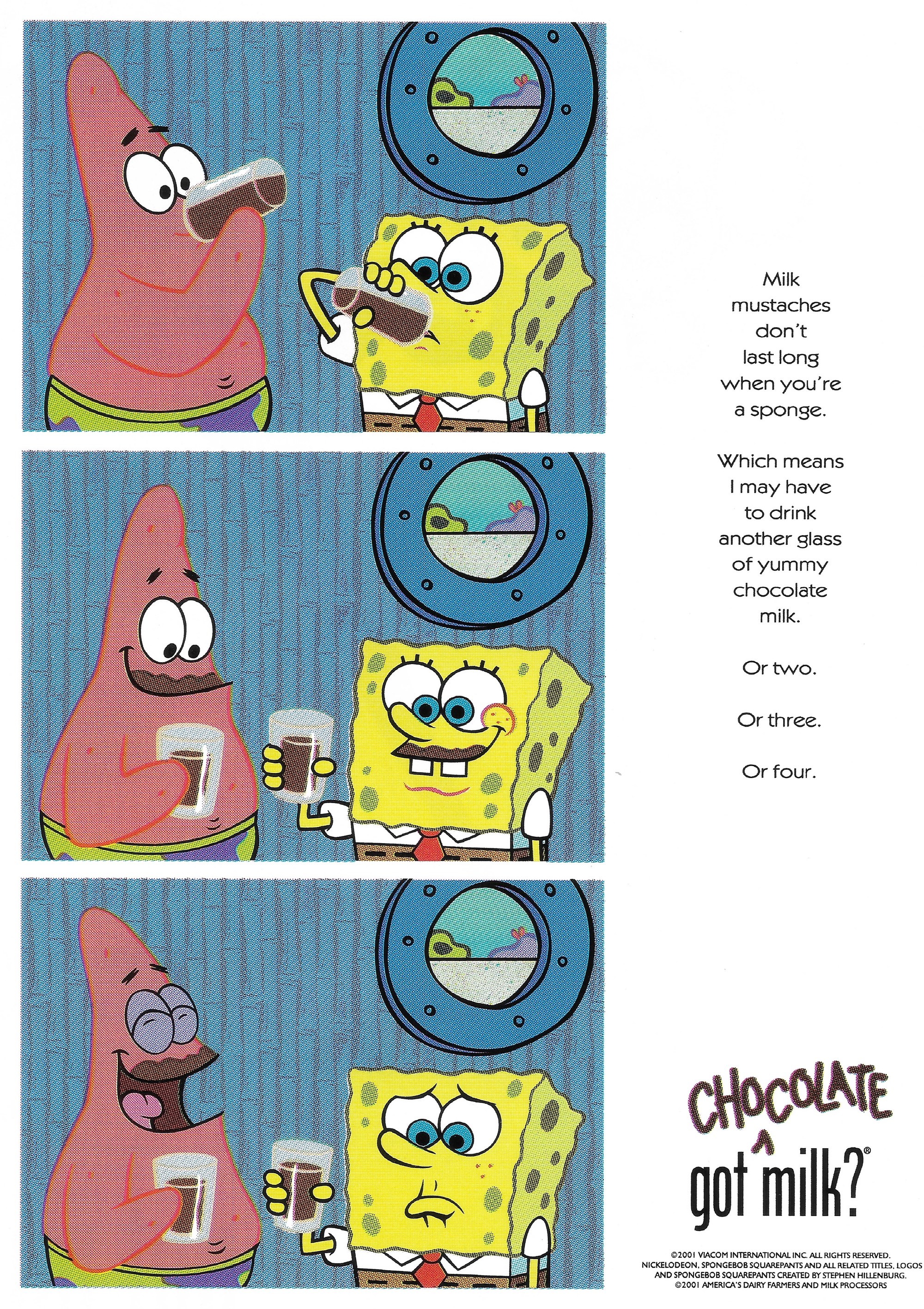 SpongeBob SquarePants & Patrick Star — from Milk Mustache Mania