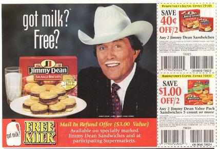 Jimmy Dean Sausage Biscuits (coupon/supplement ad)