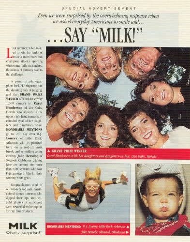 LIFE Magazine Milk Mustache Photo Contest Winners (.SAY MILK!)