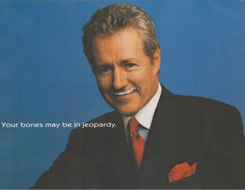 Alex Trebek — high-resolution period seller scan