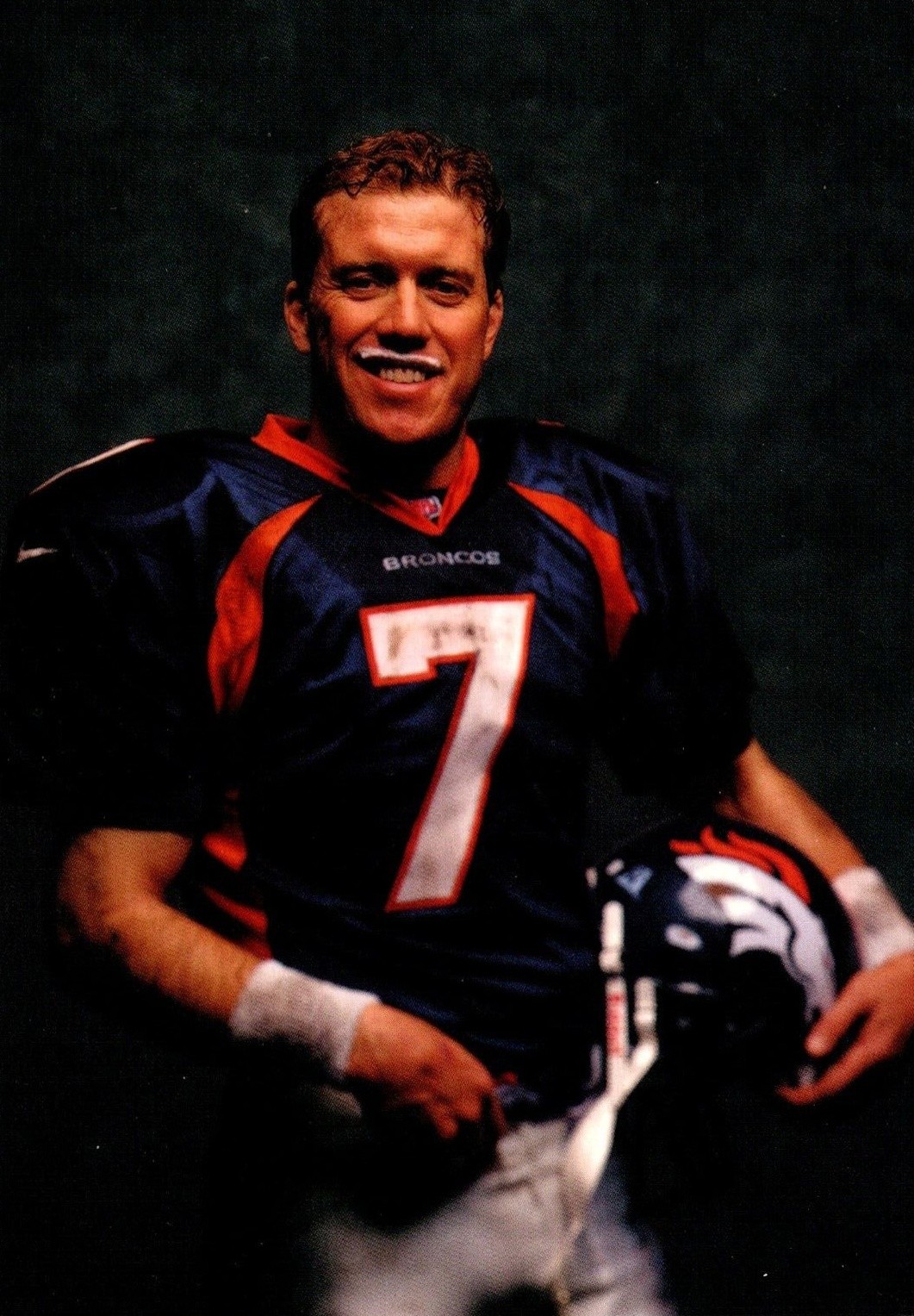 John Elway Milk Mustache Promotional Postcard - MWYM 1998