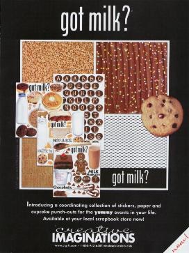 Got Milk? Scrapbook Supplies - two-page