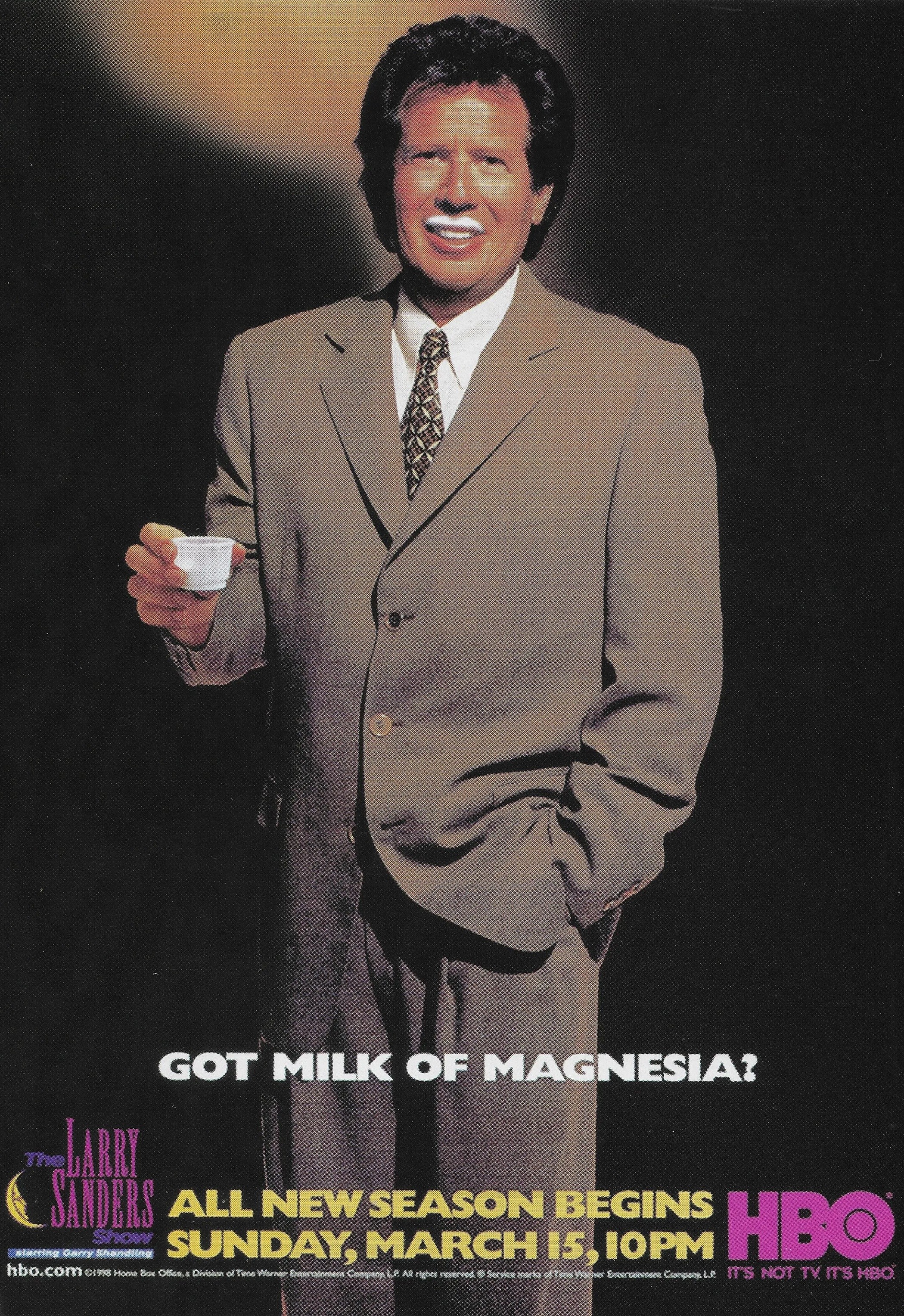 The Larry Sanders Show — “GOT MILK OF MAGNESIA?” HBO promo