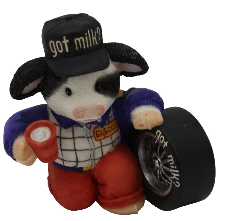 Mary's Moo Moos "I'll Never Be Tired of Milk" got milk? Racing Figurine #780634