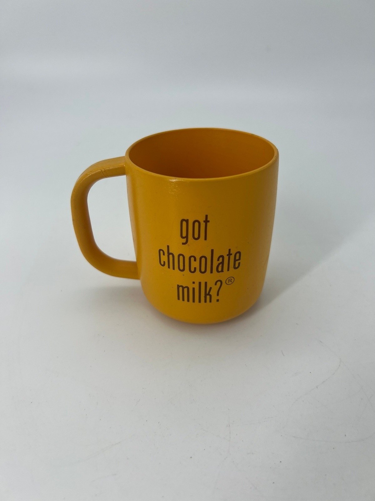 got chocolate milk? Yellow Resin Advertising Display Cup
